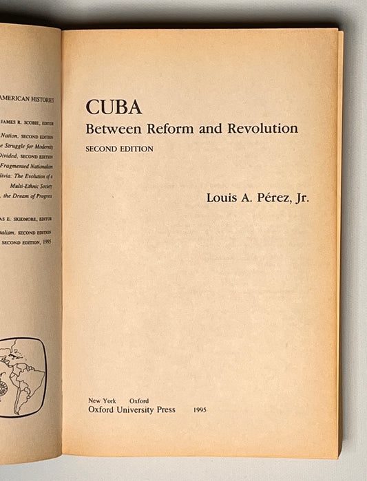Cuba: Between Reform and Revolution