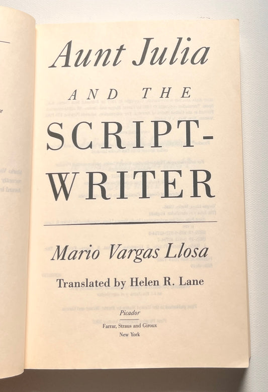 Aunt Julia and the Scriptwriter
