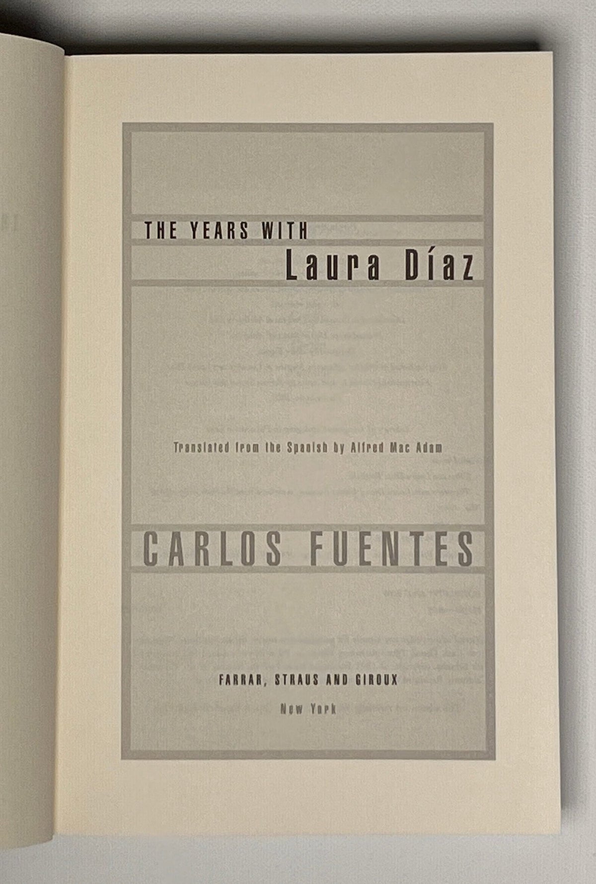 The Years with Laura Diaz
