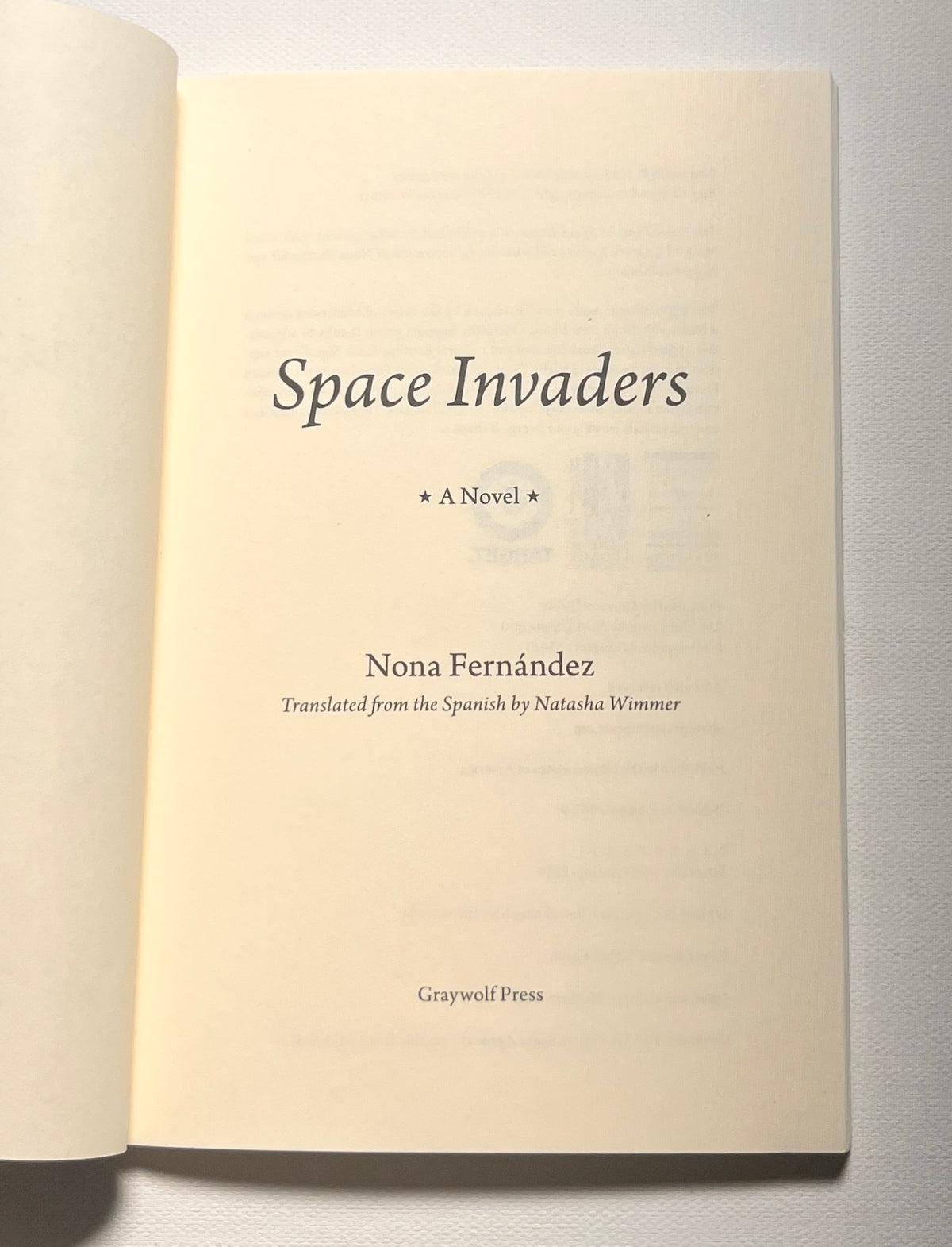 Space Invaders: A Novel