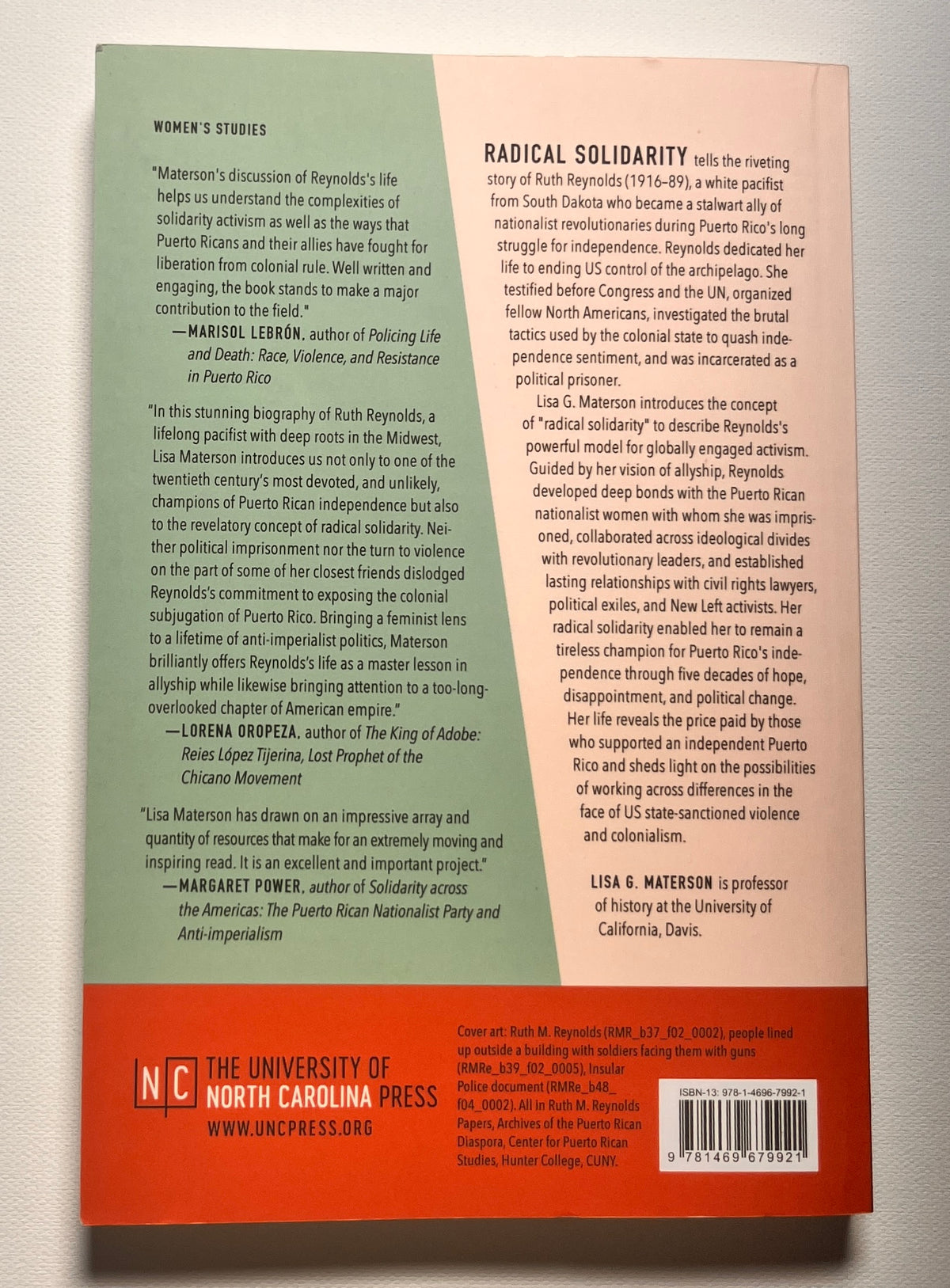 Radical Solidarity: Ruth Reynolds, Political Allyship, and the Battle for Puerto Rico's Independence