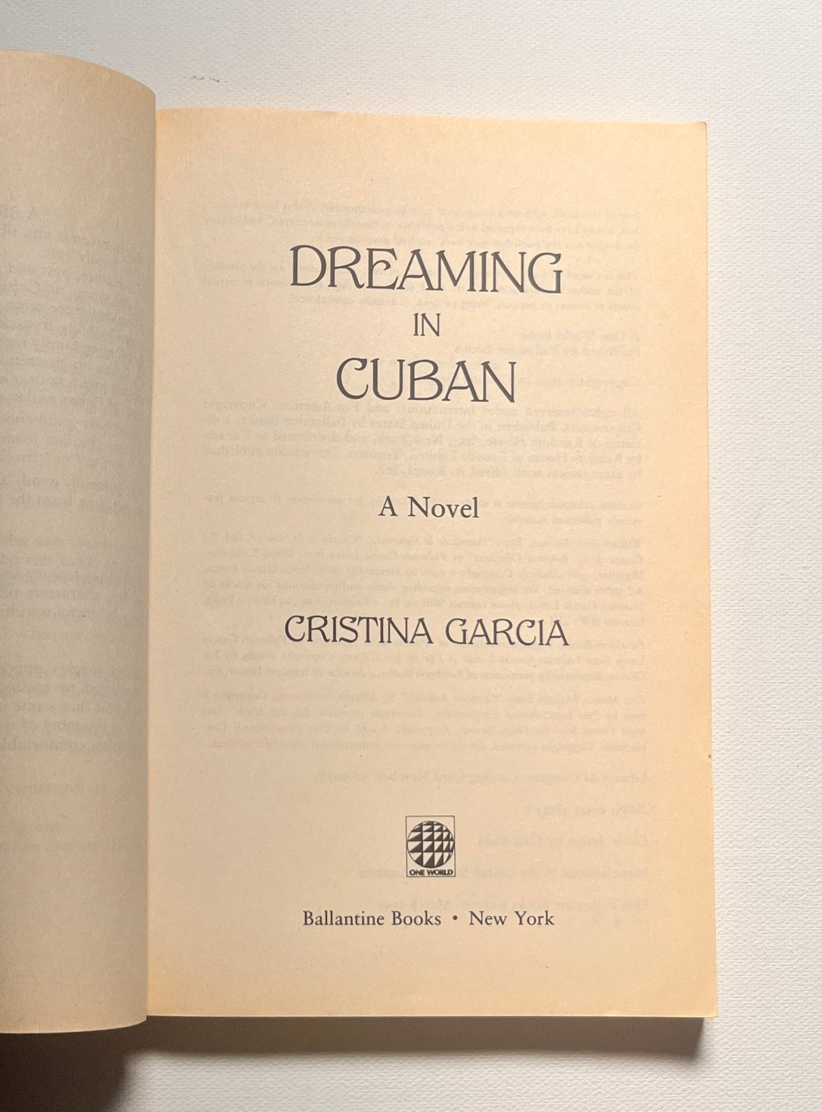Dreaming in Cuban
